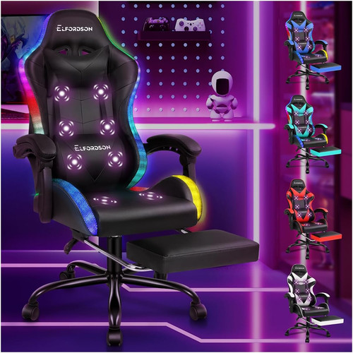 Led gaming chair - led, with