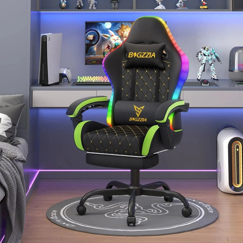 Rgb gaming chair leather - gaming,