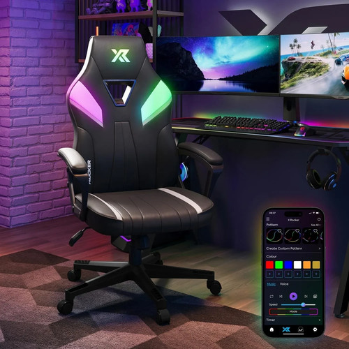 Rocker tempest rgb ergonomic - x,