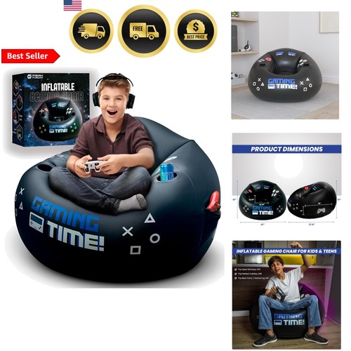 Inflatable gaming chair kids - chair,